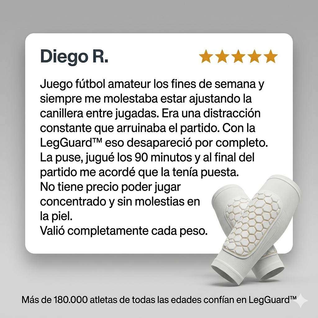 LegGuard™ Canillera Protectora [Juega con Confianza, Sin Miedo a Lastimarte]
