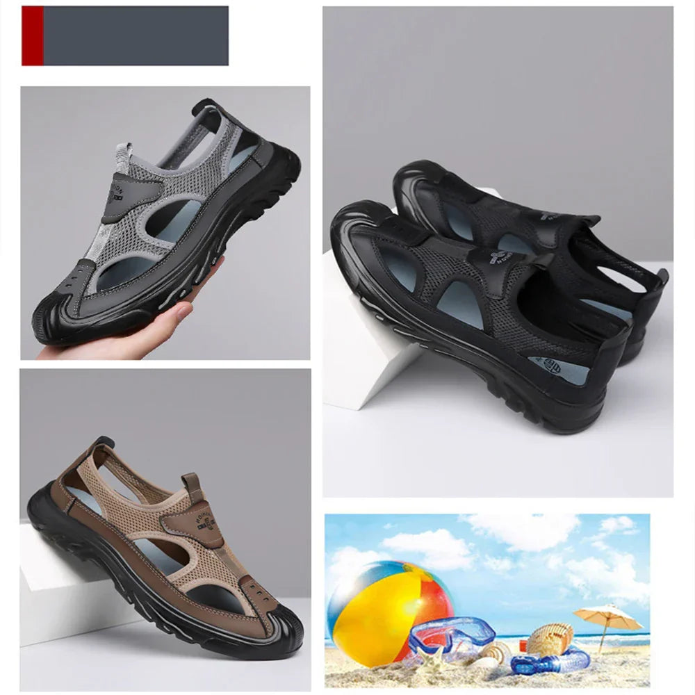 Sandalias Transpirables Baotou para Hombre